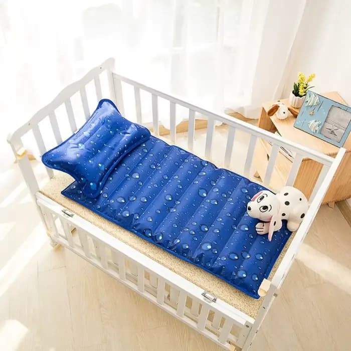Coussin Rafraîchissant Rechargeable pour Animaux de Compagnie – Conception DIY, Tapis de Gel Refroidissant Portable et Pliable pour l'Été, Remplissable d'Eau, Idéal pour Voiture, Maison, Bureau