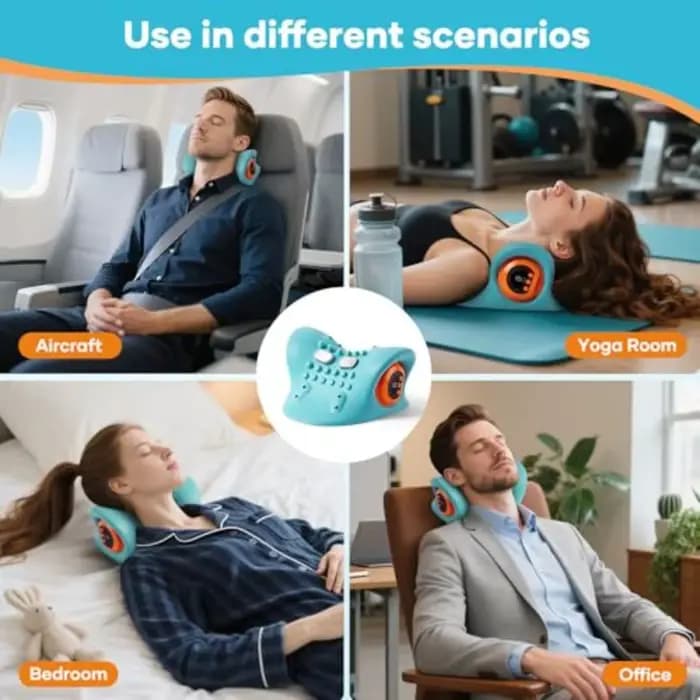 Masseur pour les épaules et le cou, fonction de massage électrique, masseur pour le cou et les épaules, sans fil, portable, recharge USB. Le cadeau idéal