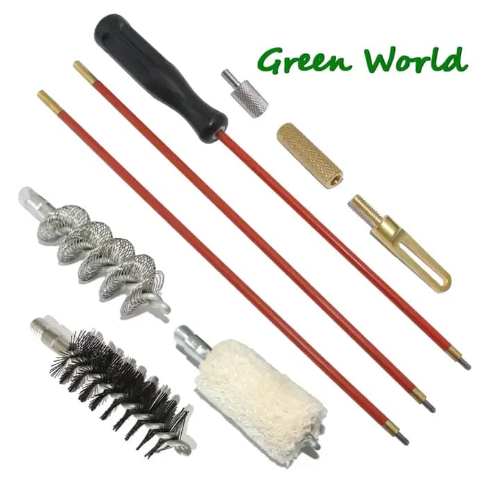 Ensemble de brosses de nettoyage pour pistolet Green World, kit de nettoyage pour fusil