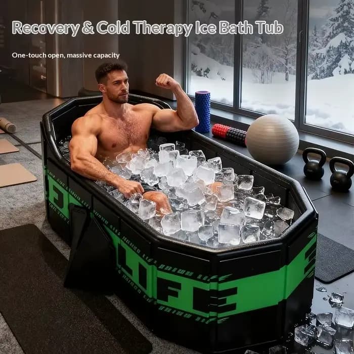 Baignoire de récupération par cryothérapie portable et pliable pour adultes