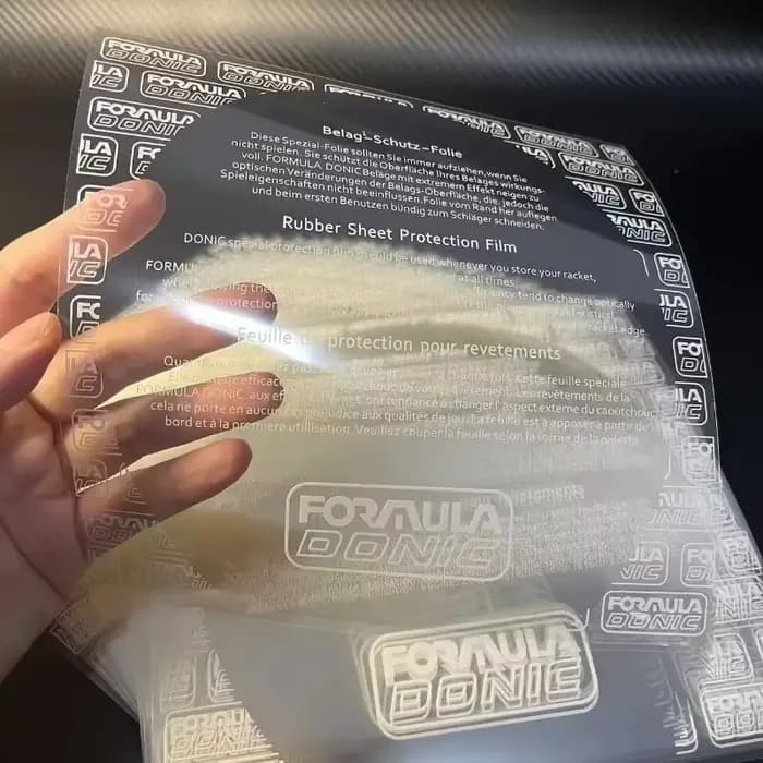 DONIC – Film de protection pour raquette de Tennis de Table, auto-adhésif, anti-poussière, étanche, accessoires pour outils en caoutchouc