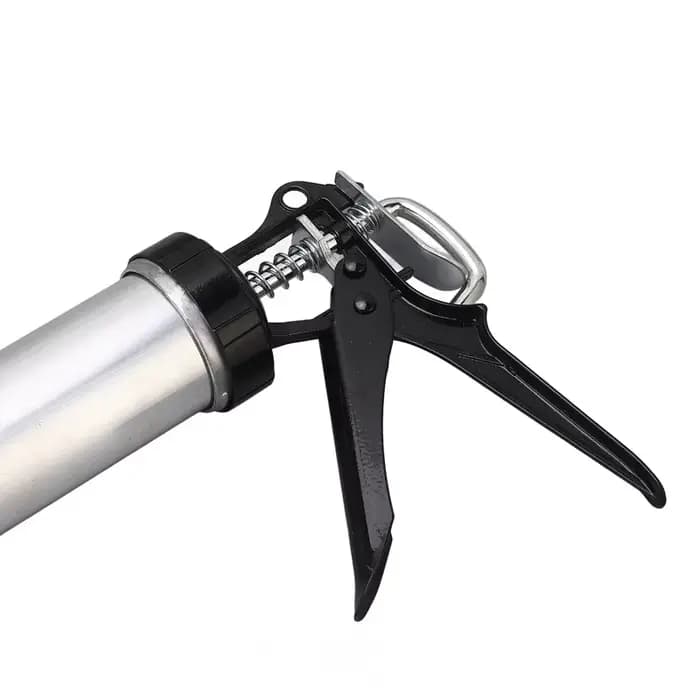 Pistolet à calfeutrer en aluminium et silicone, 600ml, 1 pièce, avec 10 buses pour calfeutrage et colle à verre