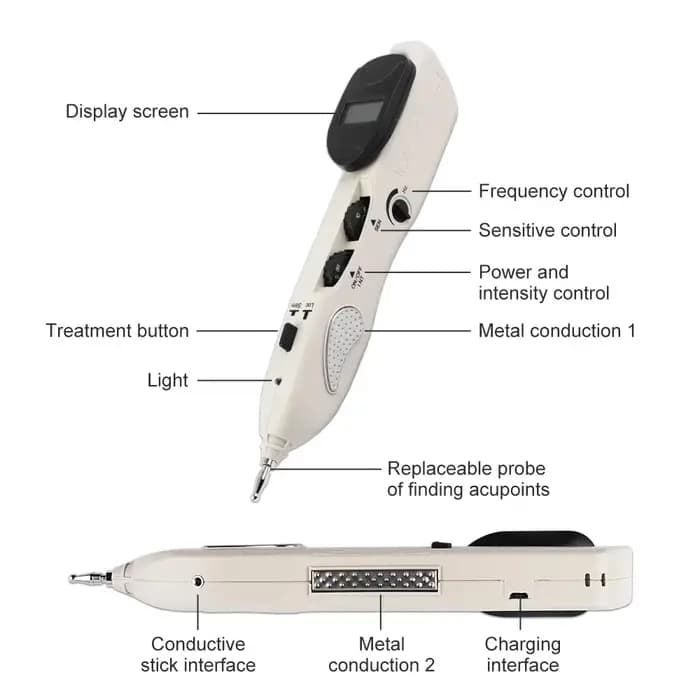 Stylo d'acupuncture électronique laser