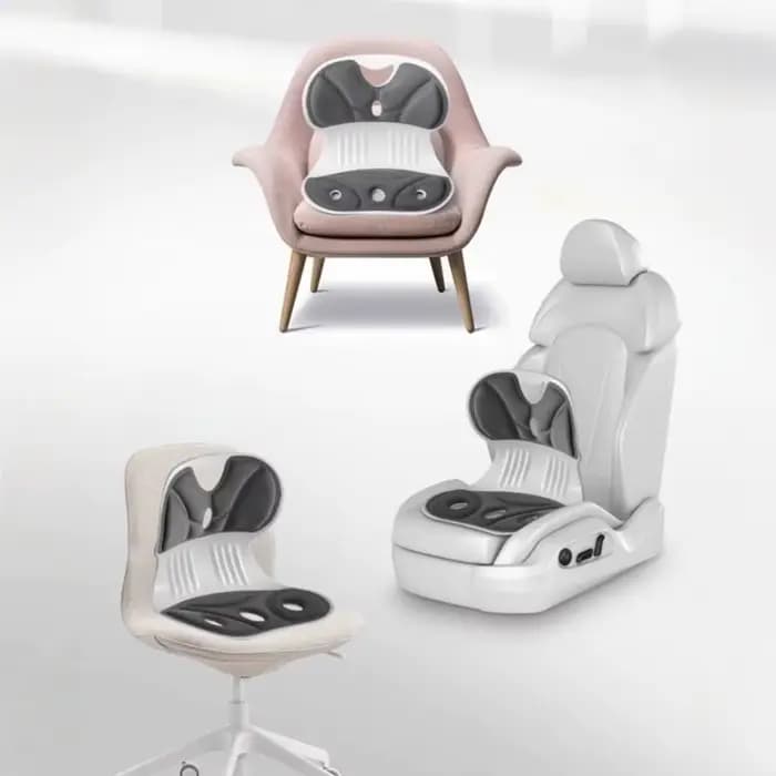 Coussin de siège ergonomique orthopédique pour le soutien lombaire