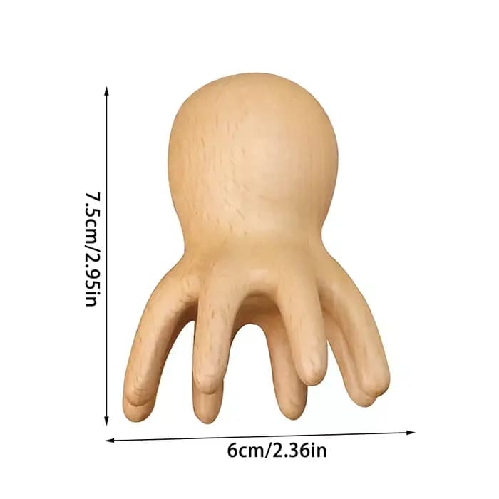 Peigne de Massage poulpe