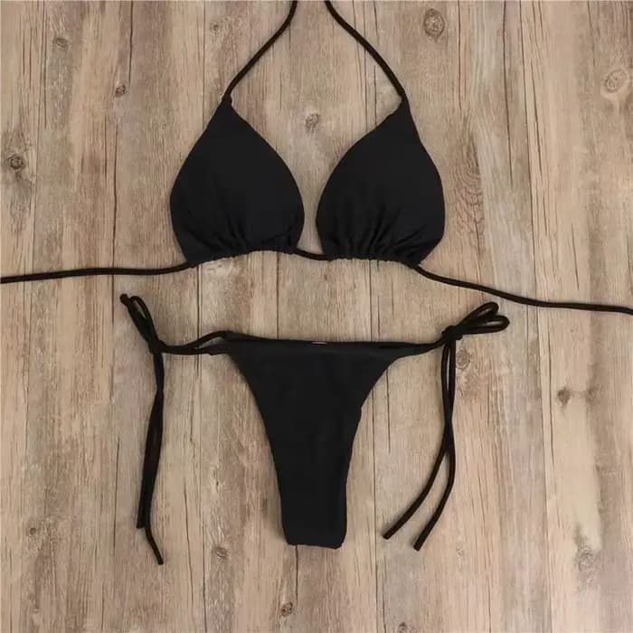 Maillot de bain d'été femmes Sexy Bikini ensemble push-up rembourré soutien-gorge string deux pièces maillots de bain maillots de bain maillot de bain femme sexy maillots de bain