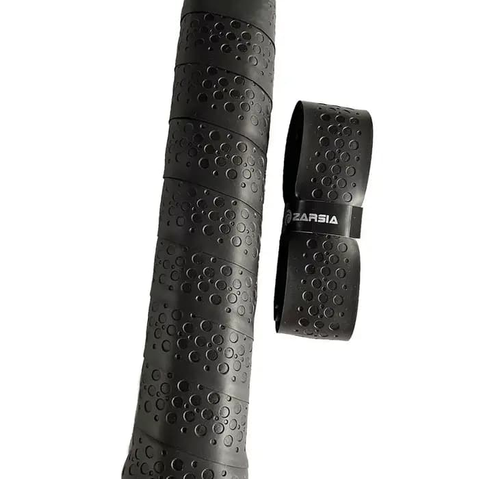 Raquette de tennis en cuir PU noir, surgrip intérieur, squash de badminton, absorption de la sueur, antichoc, raquette non ald, poignée de sport