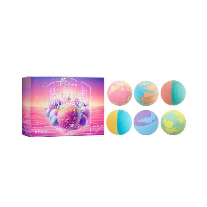 Coffret Cadeau Bain Anti-Stress et Anxiété pour Adultes – Boules