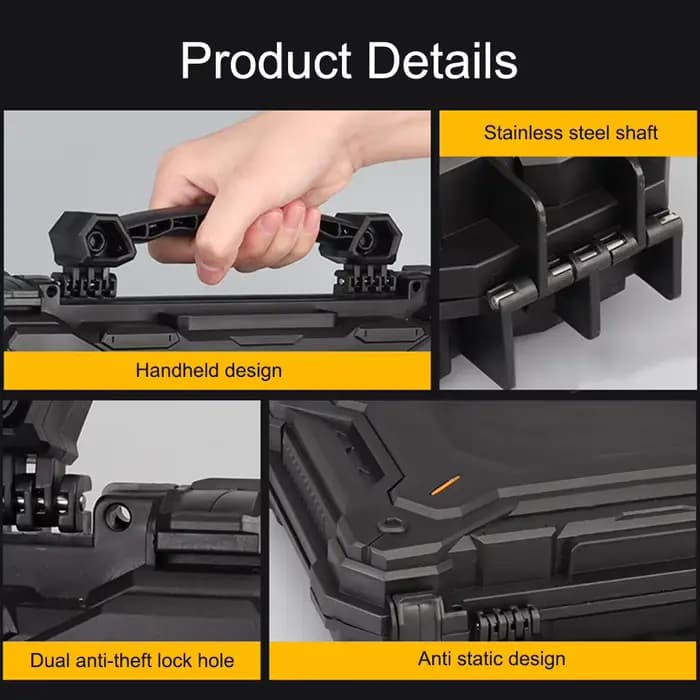 Étui de protection pour appareil photo, étui de transport portable, étanche avec rembourrage en mousse pour le camping en plein air et les sports