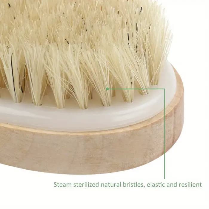 Brosse corporelle SPA en poils naturels pour peaux humides et sèches