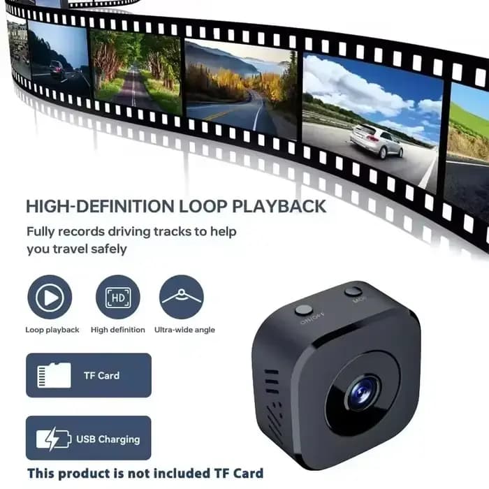 Nouvelle mini caméra de sécurité Pro 4K FullHD WiFi, surveillance avec audio bidirectionnel, détection de mouvement, vision nocturne infrarouge, caméra de sécurité