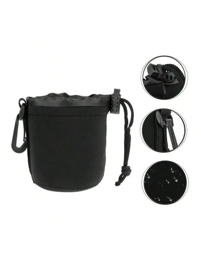 Pochette d'objectif d'appareil photo en néoprène souple et étanche pour objectif d'appareil photo, étui pour Canon Sony pour la plupart des appareils photo reflex numériques