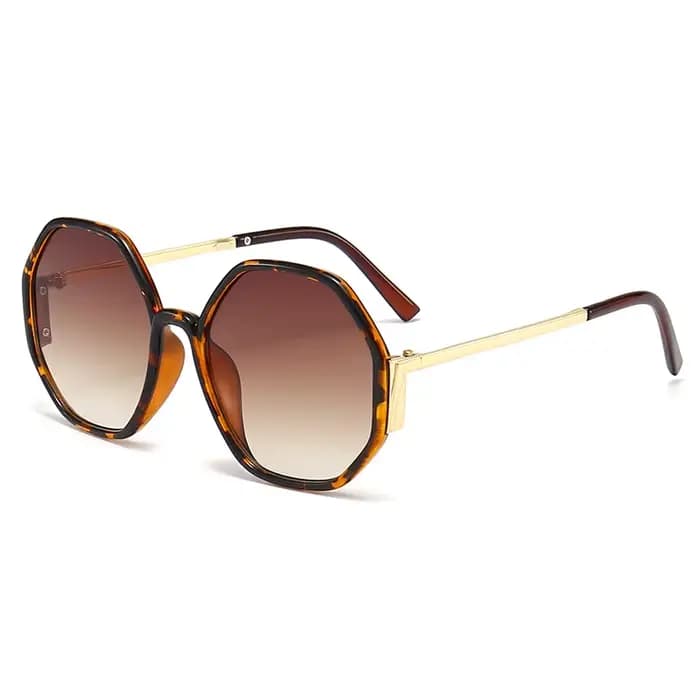 Lunettes de soleil hexagonales pour hommes et femmes, lunettes de soleil carrées irrégulières, nuances de conduite et de pêche, créateur de marque, UV400, luxe Oculus