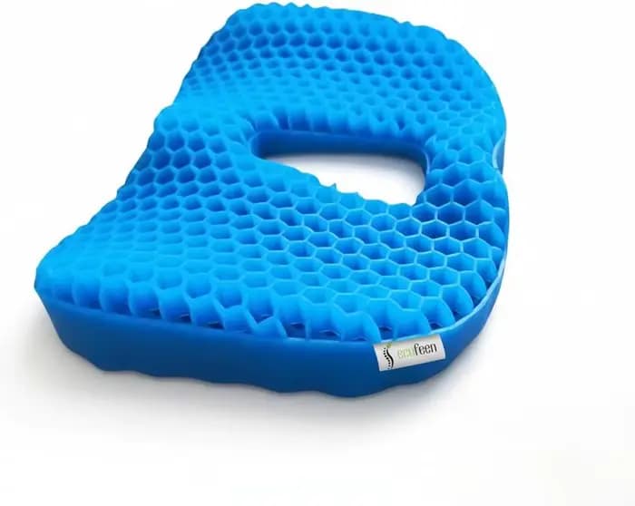 Coussin de siège, coussin orthopédique en mousse à mémoire de forme pour le coccyx, soulagement des douleurs du coccyx, de la sciatique et du dos, oreiller portable lavable pour le bureau