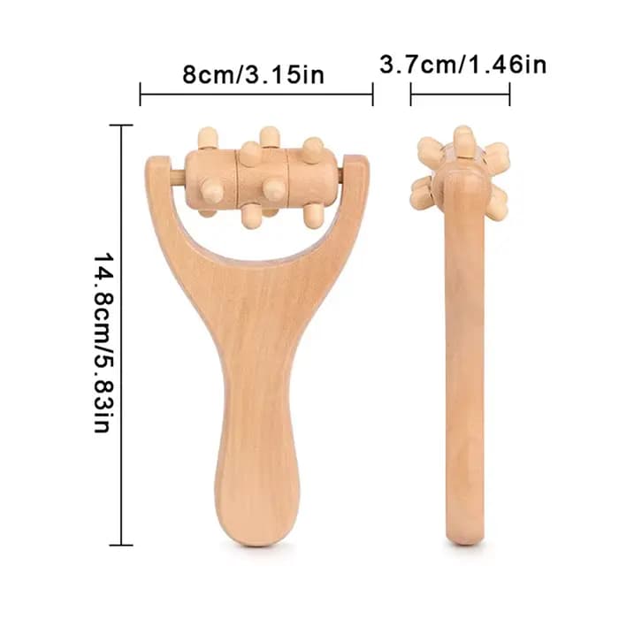 Rouleau en bois masseur thérapie corps