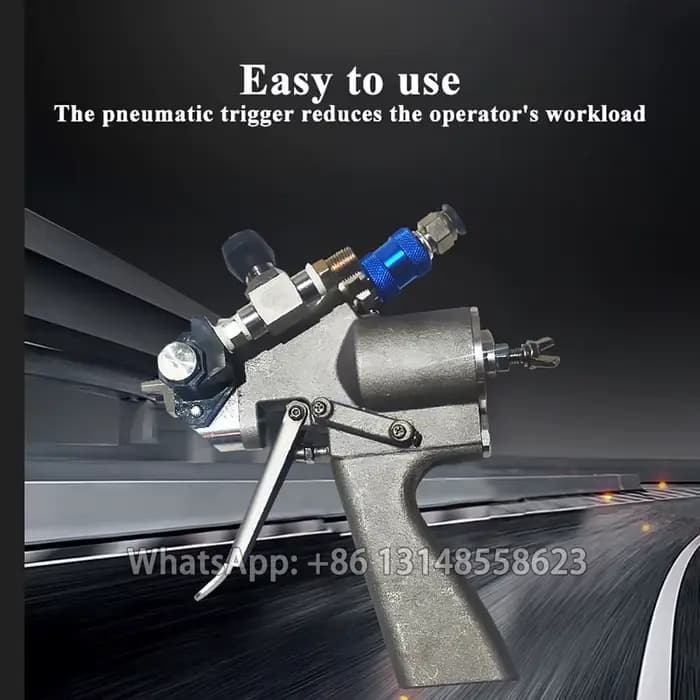Pistolet pulvérisateur en mousse PolyVrPU pour crevettes, purge d'air, auto-livres, kit d'accessoires
