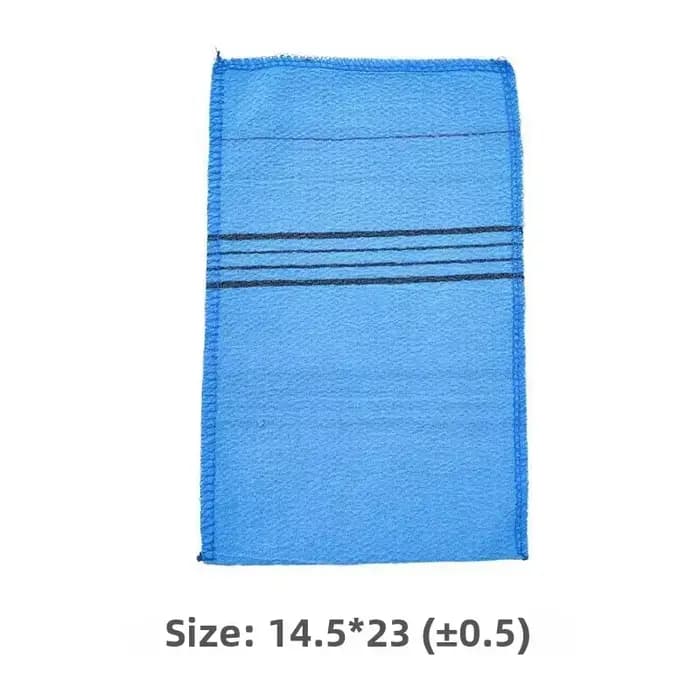Serviette de Bain Exfoliante Coréenne Extra Large Épaisse à Grain Grossier Simple Couche Double Face Super Absorbante 5 Pièces