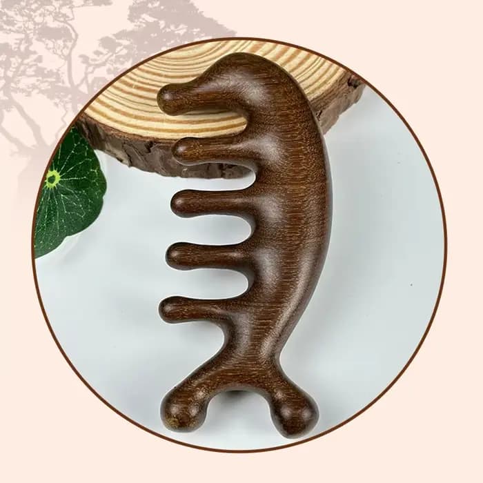 Cuir chevelu détendre méridien peigne de Massage antistatique Circulation sanguine tête