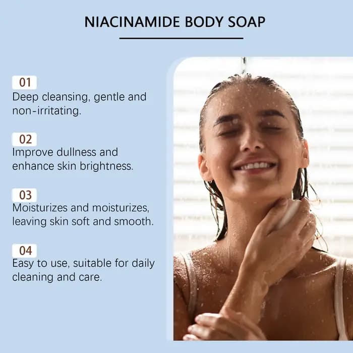 Niacinamide – savon blanchissant pour le corps