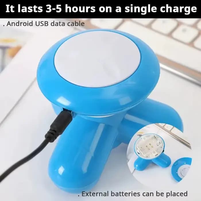 Mini appareil de massage électrique vibrant portatif pour usage domestique