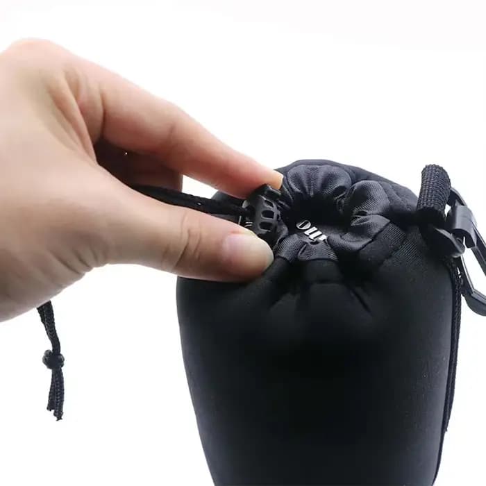 Pochette d'objectif d'appareil photo en néoprène souple et étanche pour objectif d'appareil photo, étui pour Canon Sony pour la plupart des appareils photo reflex numériques