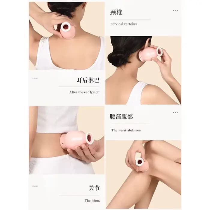Pot de Moxibustion en Céramique pour Thérapie Faciale