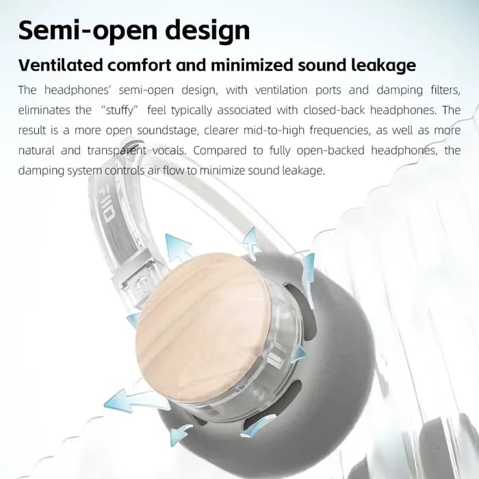 Casque Bluetooth supra-auriculaire FIIO EH11, basses puissantes et audio haute résolution LDAC, design rétro léger, batterie 30H, double appareil et A
