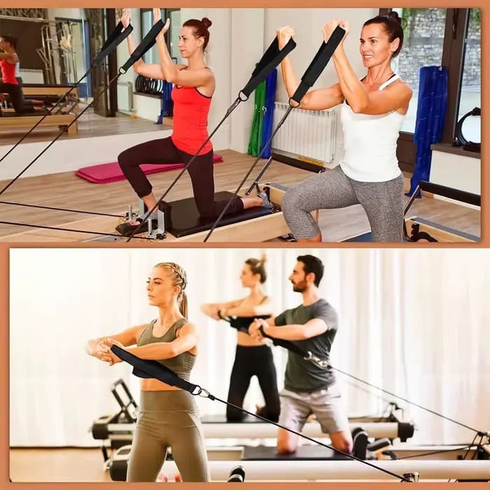 Sangles de Pilates à double boucle avec anneaux