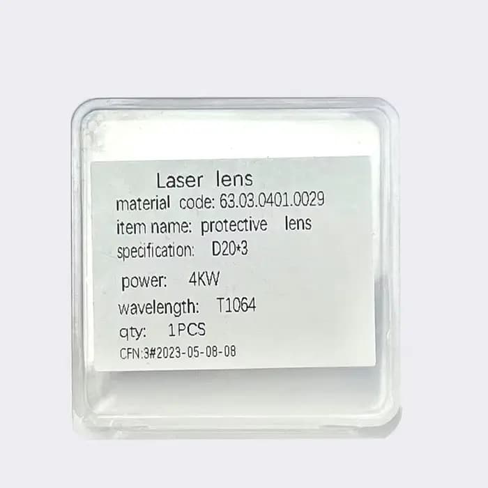 Lentille de protection pour pistolet de soudage laser HRLASER 20*2 20*3, fenêtres de protection pour tête de découpe laser MAX 37*3.5 37*5 21.5*2