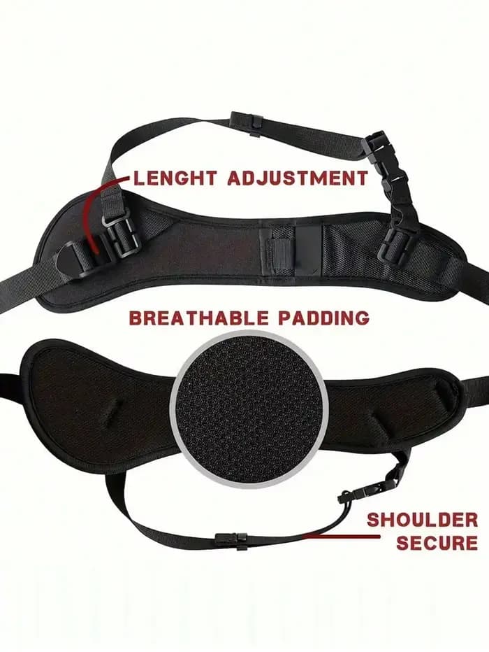 Élingue professionnelle rapide pour appareil photo, bandoulière réglable, 15,75 pouces, compatible avec Canon, Nikon, Sony DSLR et SLR Came