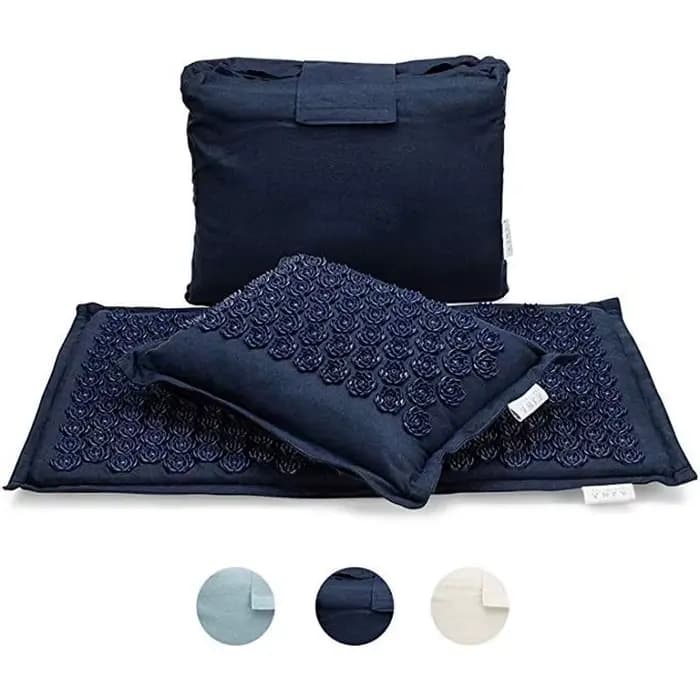 Tapis de Yoga de Massage en lin naturel