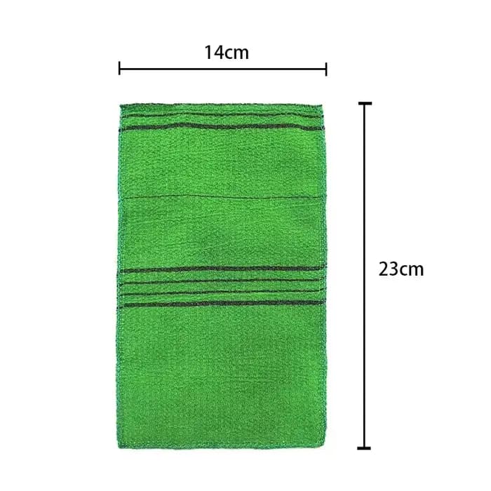 Serviette de Bain Exfoliante Coréenne Extra Large Épaisse à Grain Grossier Simple Couche Double Face Super Absorbante 5 Pièces