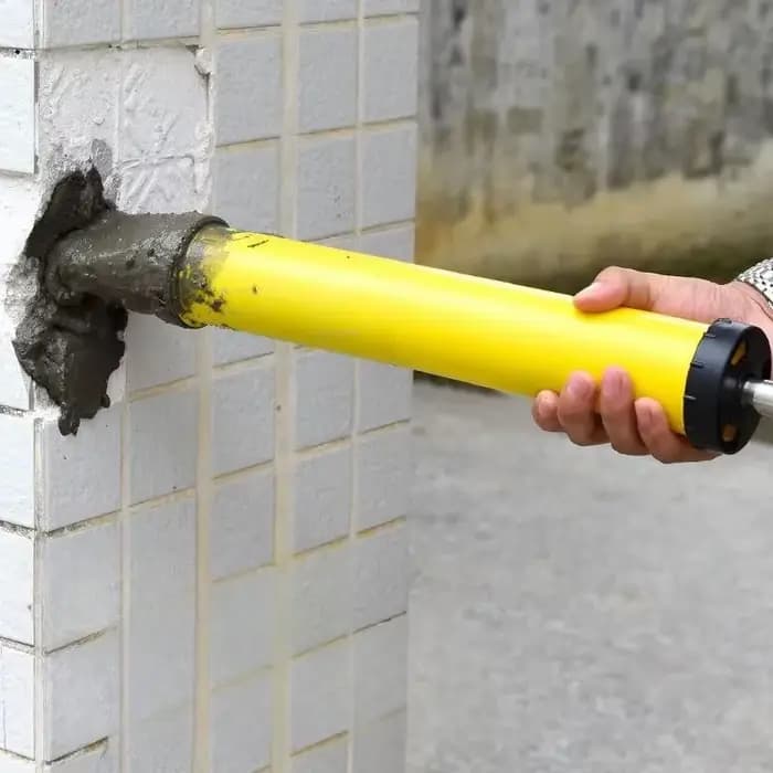 Pistolet de calfeutrage professionnel avec 4 buses, outils manuels, pistolet de jointoiement, pompe à chaux et ciment, pulvérisateur de mortier, outils de remplissage de coulis
