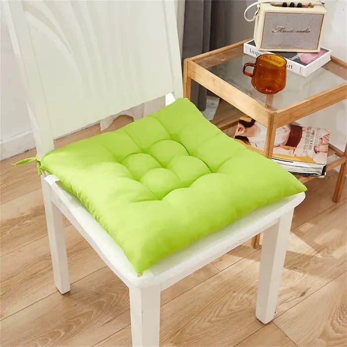 Coussin de Chaise en Polymères Carrés en Coton Doux et Rembourré, Solide, pour Bureau, Maison, Voiture, Jardin, Salon de Soleil