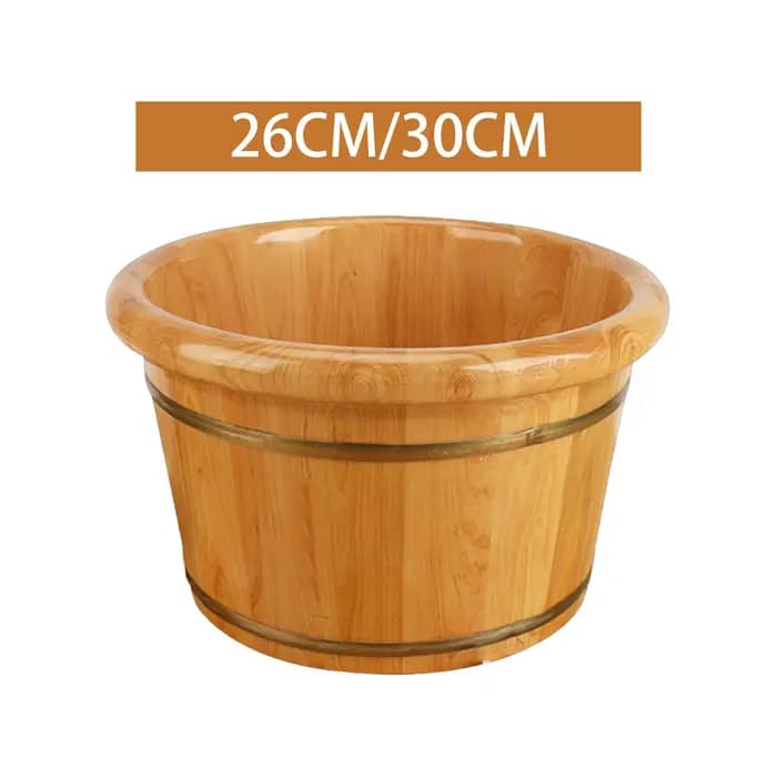 Baignoire à pieds en bois