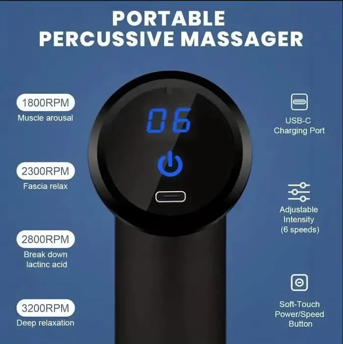 Mini pistolet de Massage musculaire masseur corporel portable