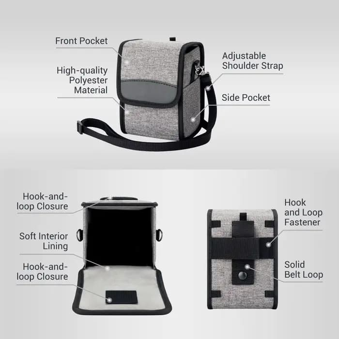 Étui compact pour appareil photo Fujifilm XT30 III X100VI X100 X100S X100F Sony A6600 A6500 A6400 A6000 Nikon Z30 Z50 Canon G1X