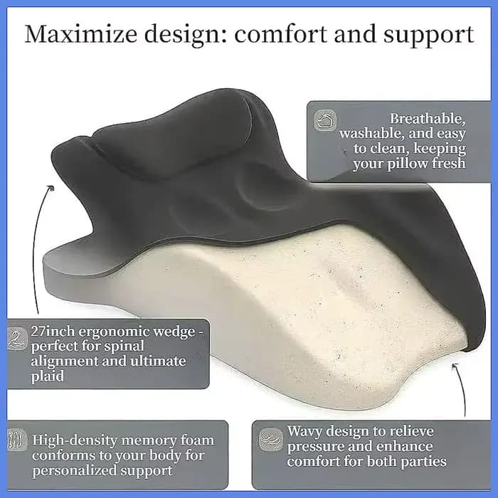 Coussin de soutien multifonctionnel pour la lecture