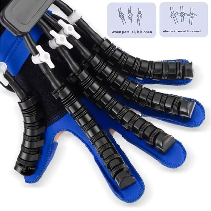 Gants robotisés d'exercice pour la rééducation des doigts (gauche/droite) – Idéal pour AVC