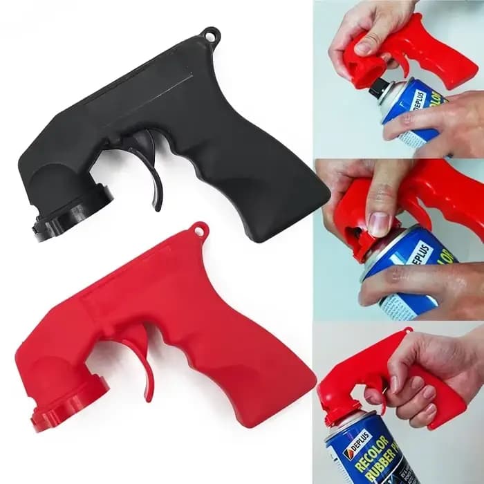Pistolet de pulvérisation de peinture de polissage universel, poignée de peinture en plastique, pistolet de pulvérisation manuel auto-pulvérisation réutilisable, outil d'entretien de voiture