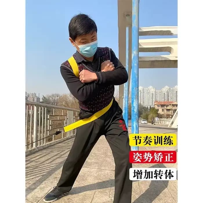 Corde d'entraînement multifonctionnelle pour le tennis, le baseball et le tennis de table, pour l'entraînement de la rotation et du swing