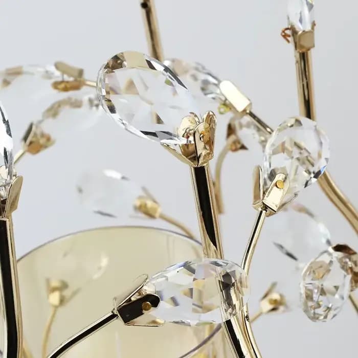 Bougeoir doré lumière européenne luxe rétro chandelier en métal décoration accessoire de bougie chandeliers de bureau décor à la maison
