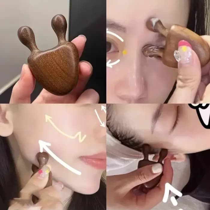 1 masseur facial, conçu pour apaiser tous les méridiens du visage