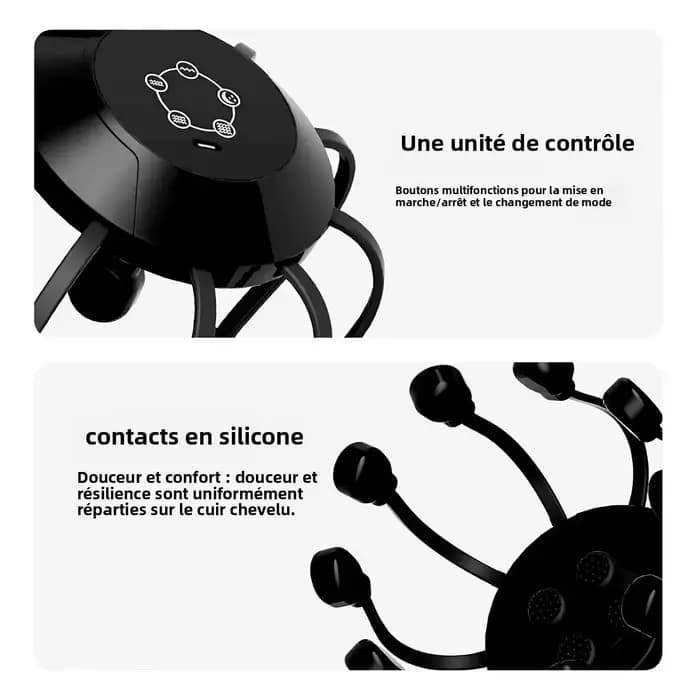 Appareil de massage intelligent pour la tête