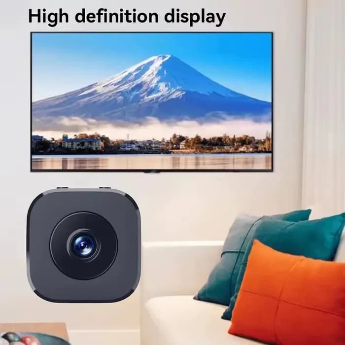 Nouvelle mini caméra de sécurité Pro 4K FullHD WiFi, surveillance avec audio bidirectionnel, détection de mouvement, vision nocturne infrarouge, caméra de sécurité