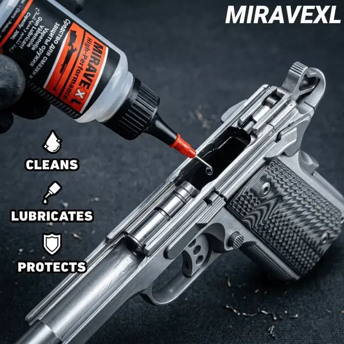 Huile de nettoyage et de protection pour armes CLP 30ml – Huile de précision pour aiguilles, pointe en acier, entretien des armes à feu, prévention de la rouille