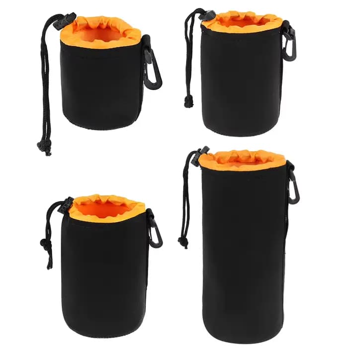 Sac de poudres pour objectif d'appareil photo, étui en néoprène souple étanche pour la plupart des appareils photo SLR numériques, IL, Sony