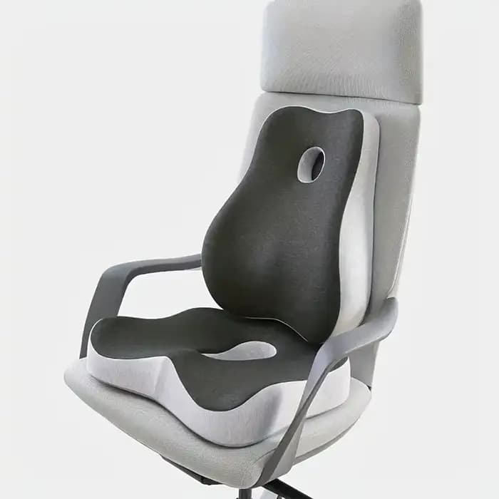 Coussin lombaire ergonomique en mousse à mémoire de forme avec housse amovible
