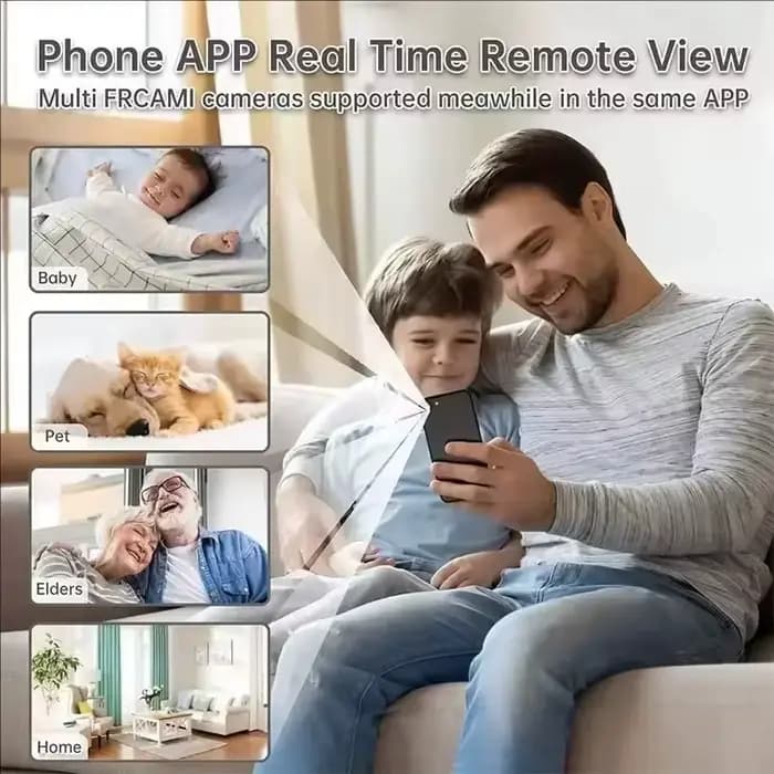 Caméra de surveillance Wifi pour la maison, caméra intérieure sans fil avec audio, caméra de sécurité vidéo HD 1080P, caméra de surveillance IP Wifi