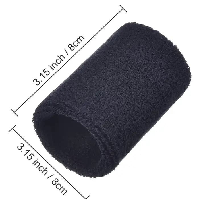 Bracelet de sport absorbant la sueur, protège-poignet évacuant l'humidité pour le Tennis, le basket-ball, la course à pied, 6 pièces
